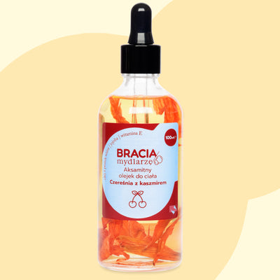 Czereśnia z kaszmirem | aksamitny olejek do ciała | 100ml