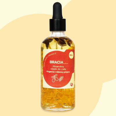Argania i różowy pieprz | aksamitny olejek do ciała | 100ml