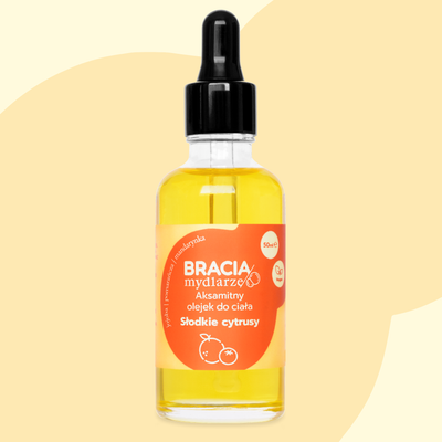 Słodkie cytrusy | aksamitny olejek do ciała | 50ml