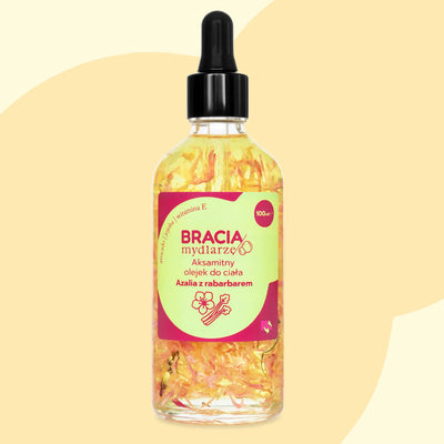 Azalia z rabarbarem | aksamitny olejek do ciała | 100ml