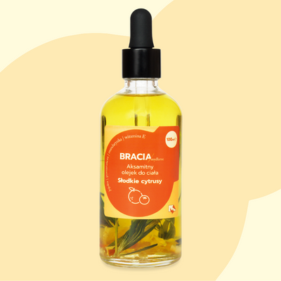 Słodkie cytrusy | aksamitny olejek do ciała | 100ml